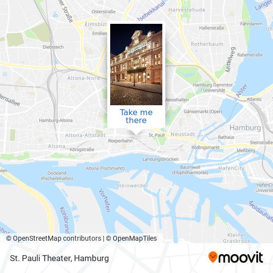 St. Pauli Theater map