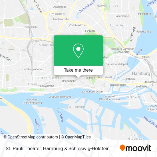Карта St. Pauli Theater