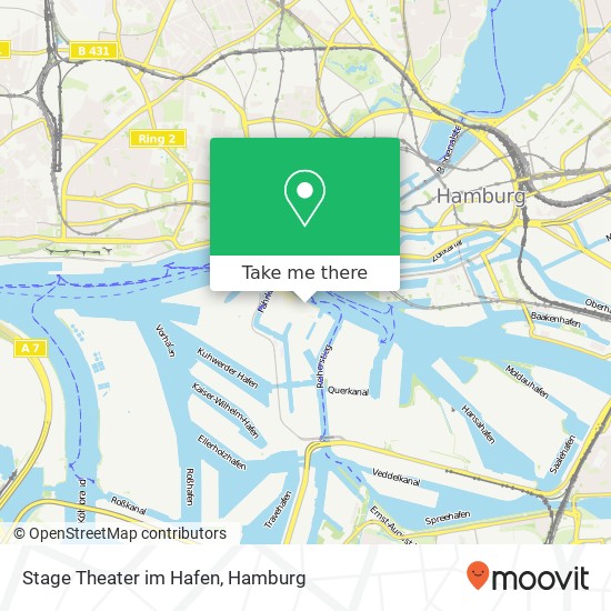 Stage Theater im Hafen map