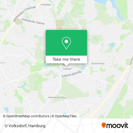 U Volksdorf map