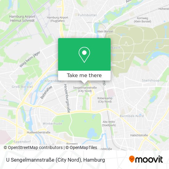 U Sengelmannstraße (City Nord) map