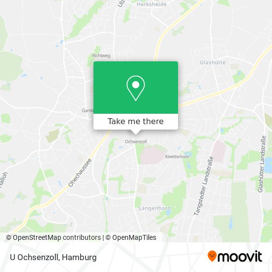 U Ochsenzoll map
