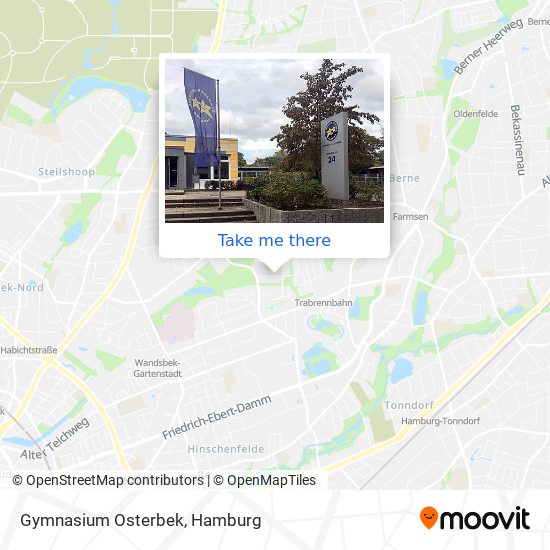 Gymnasium Osterbek map