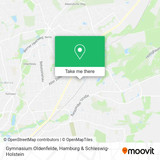 Gymnasium Oldenfelde map