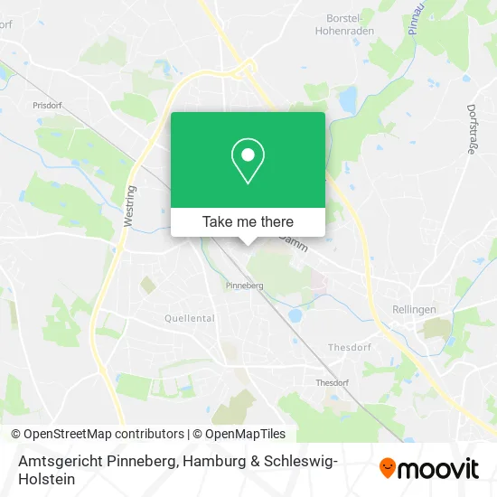 Карта Amtsgericht Pinneberg