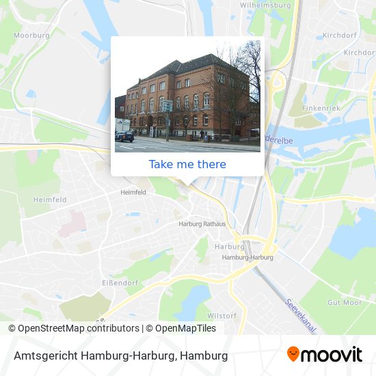 Amtsgericht Hamburg-Harburg map