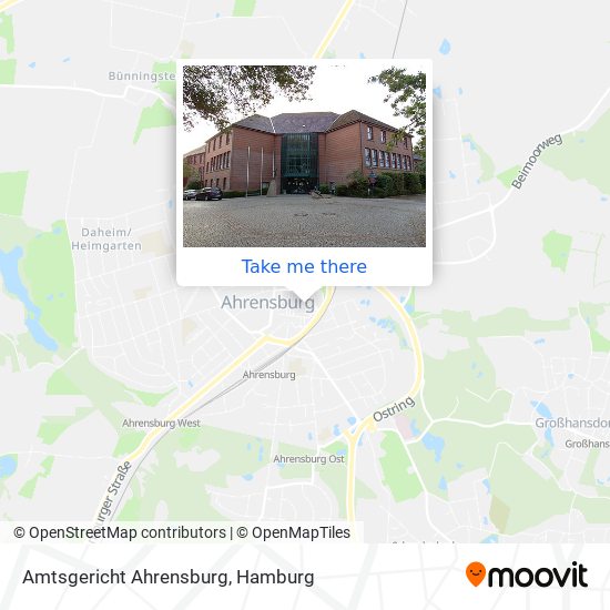 Карта Amtsgericht Ahrensburg