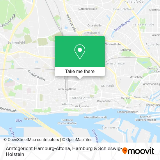 Карта Amtsgericht Hamburg-Altona