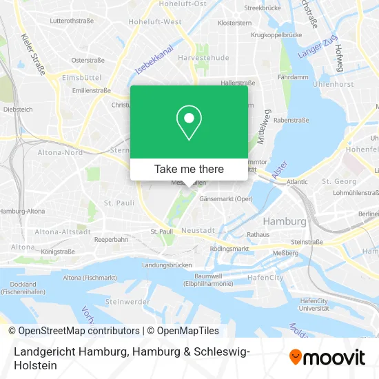 Карта Landgericht Hamburg