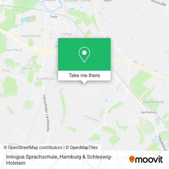 Карта Inlingua Sprachschule