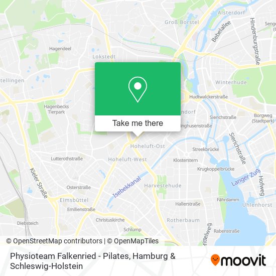 Physioteam Falkenried - Pilates map