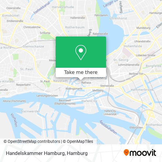 Карта Handelskammer Hamburg