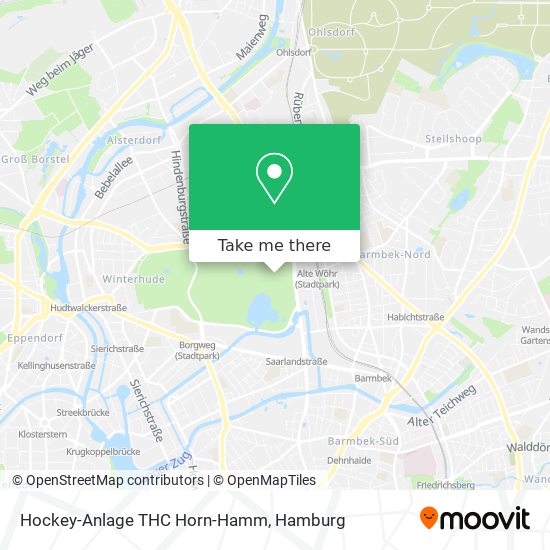Карта Hockey-Anlage THC Horn-Hamm