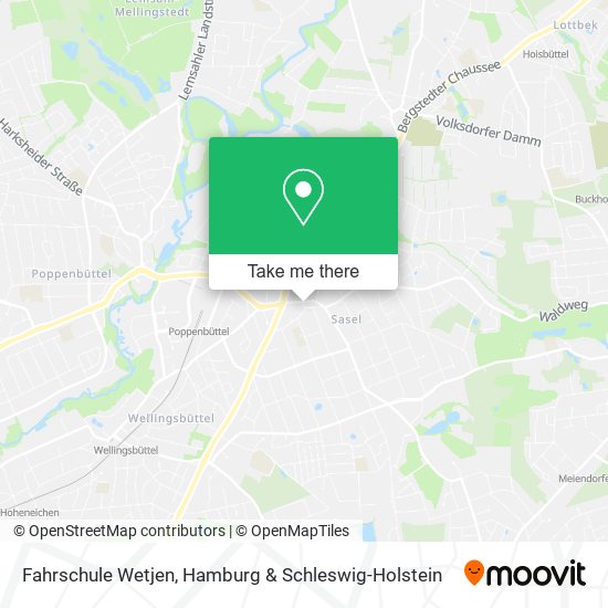 Fahrschule Wetjen map