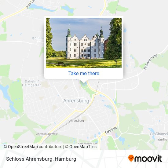 Schloss Ahrensburg map