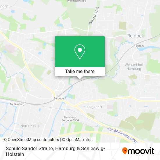 Карта Schule Sander Straße