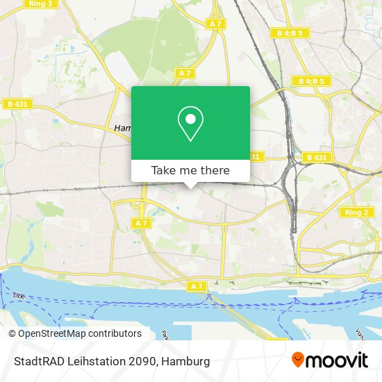 StadtRAD Leihstation 2090 map