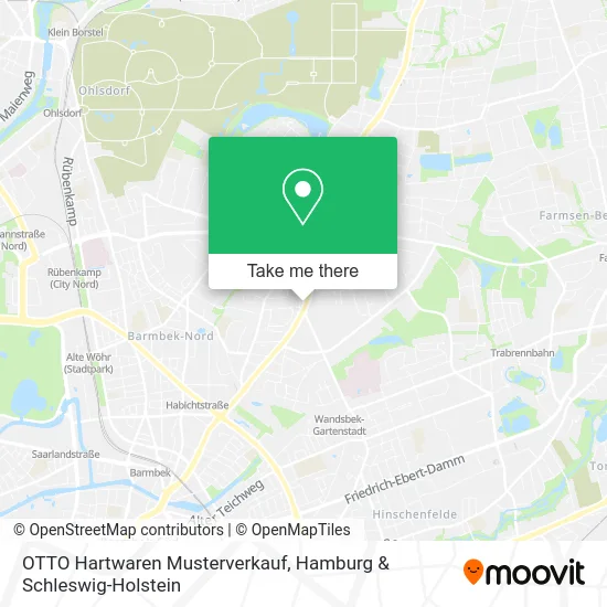 Карта OTTO Hartwaren Musterverkauf