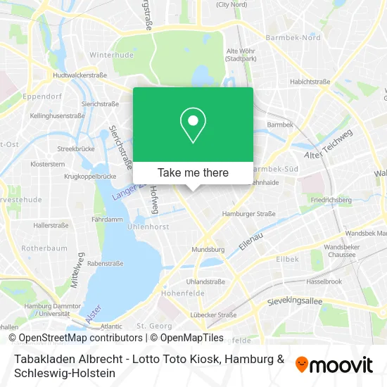 Tabakladen Albrecht - Lotto Toto Kiosk map