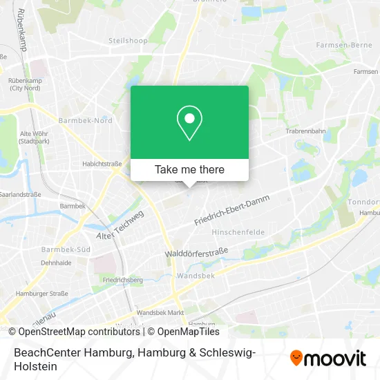 Карта BeachCenter Hamburg