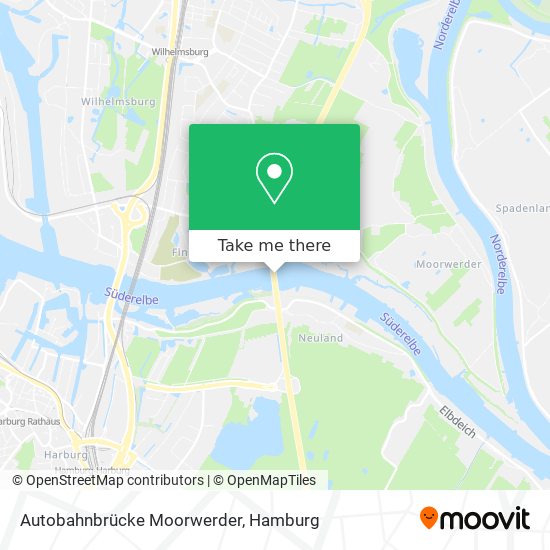 Autobahnbrücke Moorwerder map