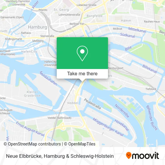 Neue Elbbrücke map