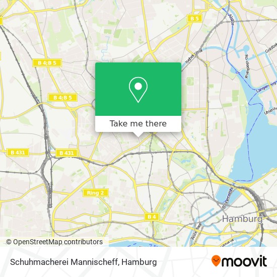 Карта Schuhmacherei Mannischeff