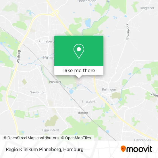 Карта Regio Klinikum Pinneberg
