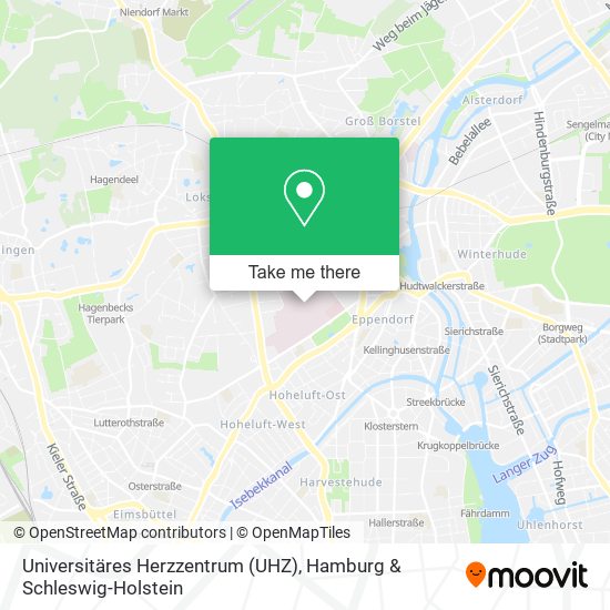 Universitäres Herzzentrum (UHZ) map