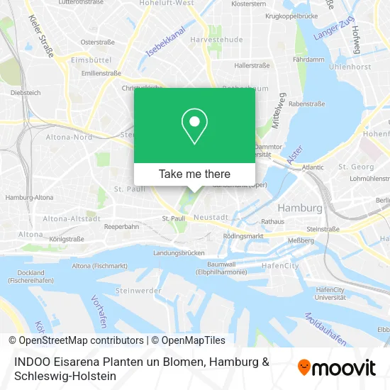 Карта INDOO Eisarena Planten un Blomen