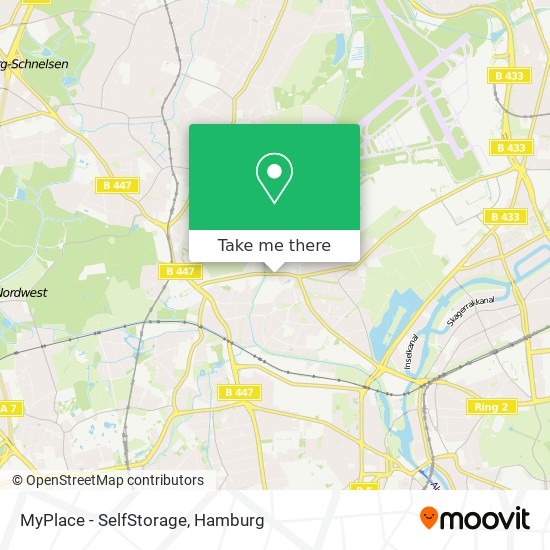 MyPlace - SelfStorage map