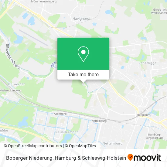 Карта Boberger Niederung