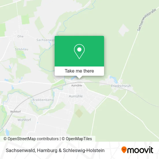 Карта Sachsenwald