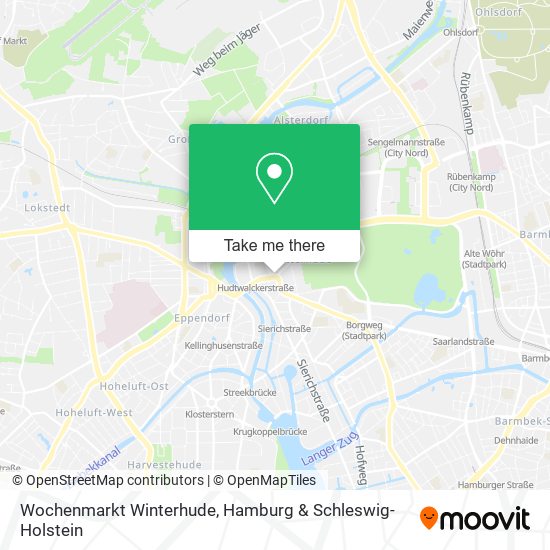 Wochenmarkt Winterhude map