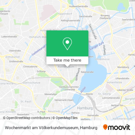 Wochenmarkt am Völkerkundemuseum map