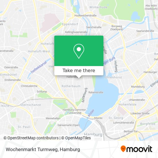 Wochenmarkt Turmweg map