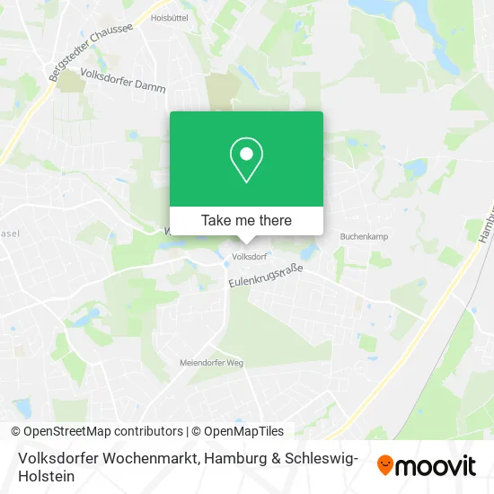 Карта Volksdorfer Wochenmarkt