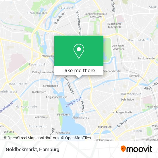 Goldbekmarkt map