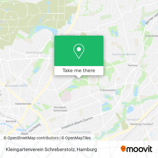 Kleingartenverein Schreberstolz map