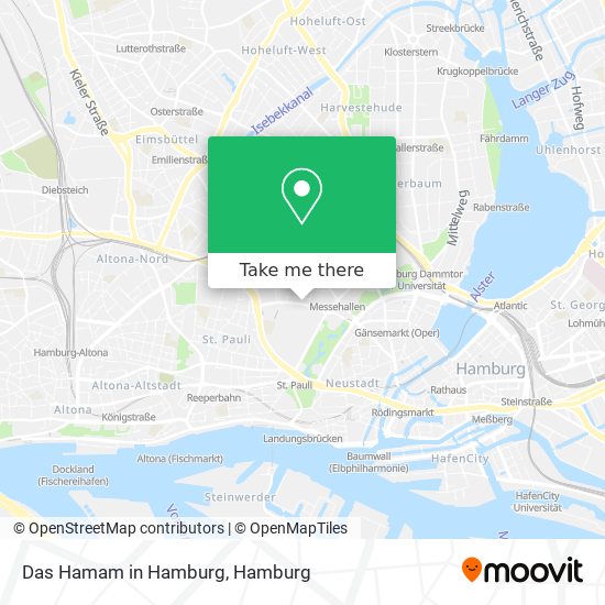 Карта Das Hamam in Hamburg