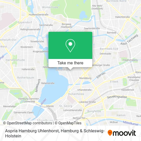 Карта Aspria Hamburg Uhlenhorst