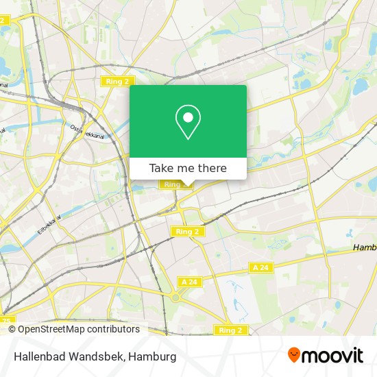 Hallenbad Wandsbek map