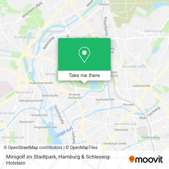 Карта Minigolf im Stadtpark