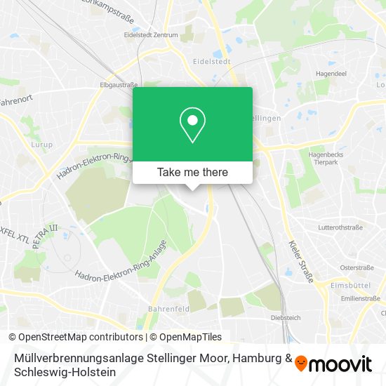 Müllverbrennungsanlage Stellinger Moor map