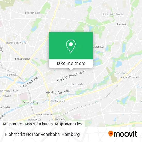 Карта Flohmarkt Horner Rennbahn