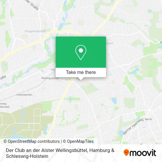 Карта Der Club an der Alster Wellingsbüttel