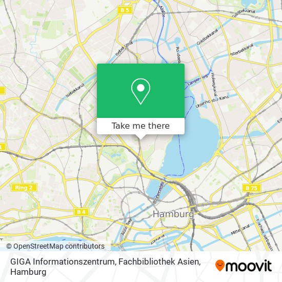 GIGA Informationszentrum, Fachbibliothek Asien map