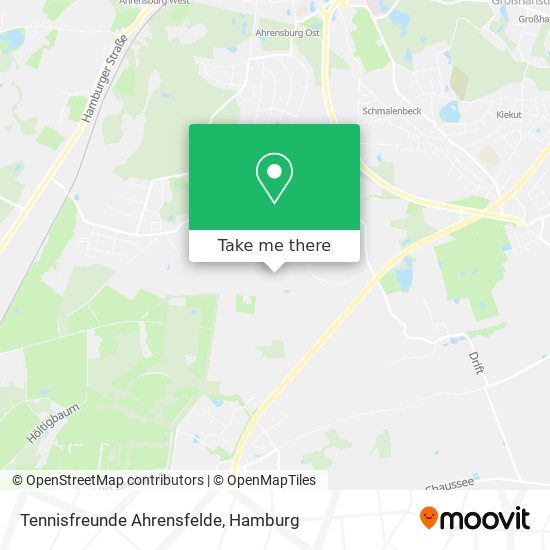 Tennisfreunde Ahrensfelde map