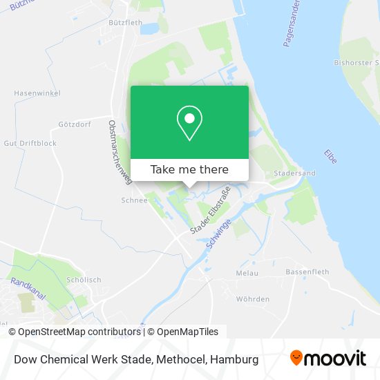 Карта Dow Chemical Werk Stade, Methocel