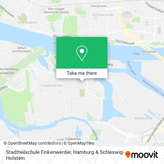 Stadtteilschule Finkenwerder map